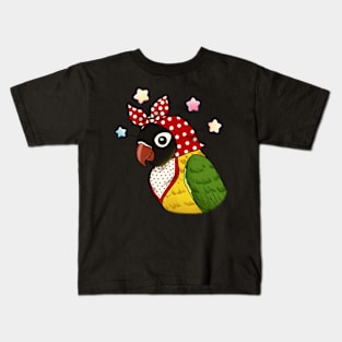 Lovebird Harmony: A Mother's Parrot Love Kids T-Shirt